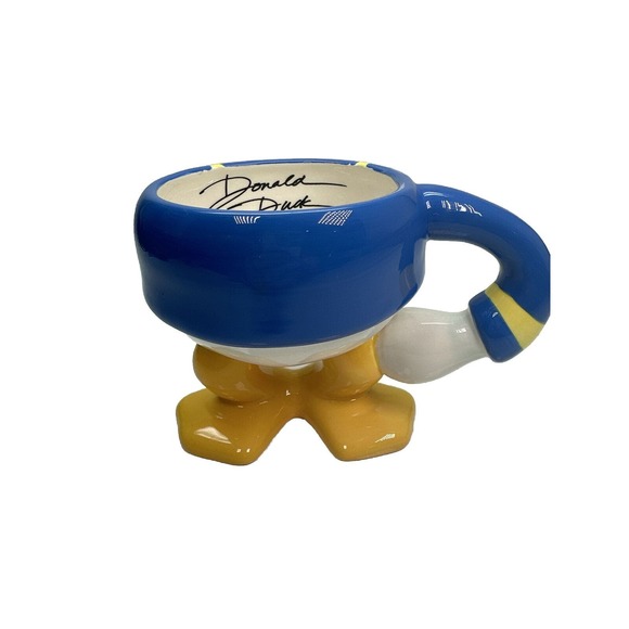 Walt‎ Disney World Donald Duck Feet Mug CUTE Signed - Picture 1 of 5